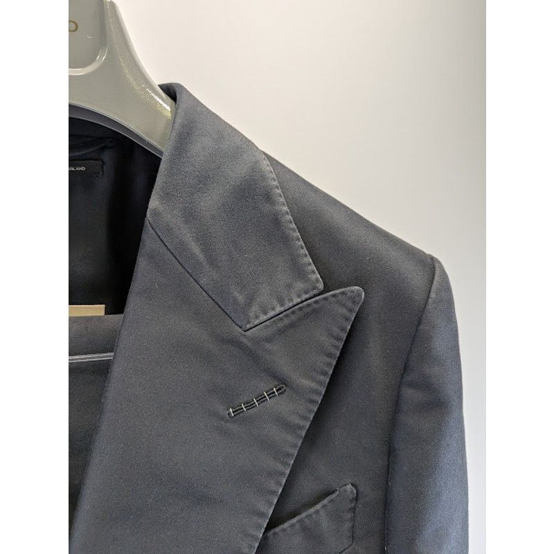 Tom Ford o1rshd1 Washed Giacca Jacket Suit in Black Size US S / EU 44-46 / 1 - 8 Thumbnail