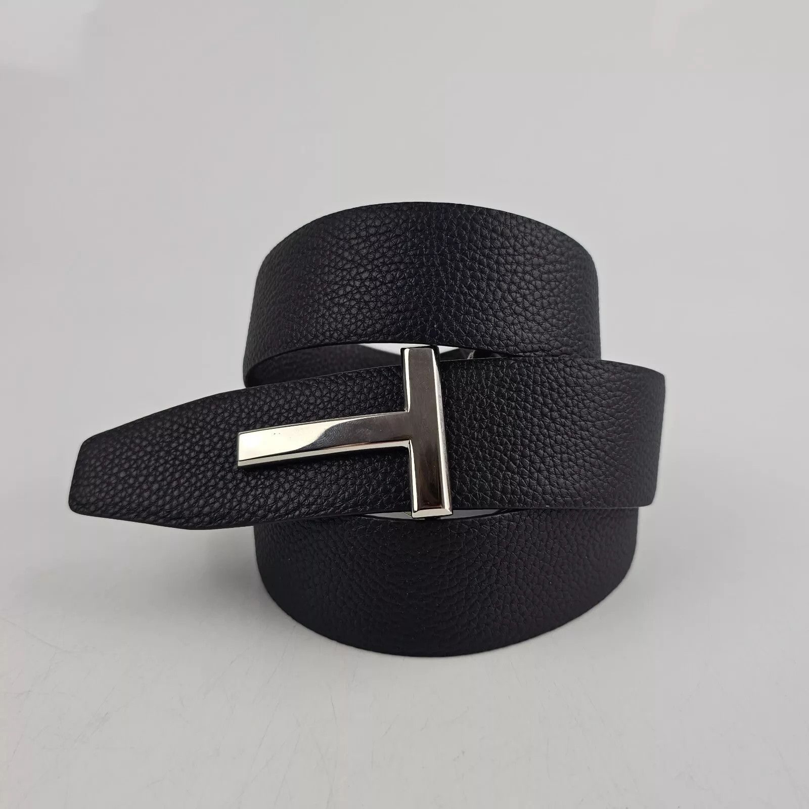 Tom Ford Black/Brown Reversible Leather Belt New 105cm