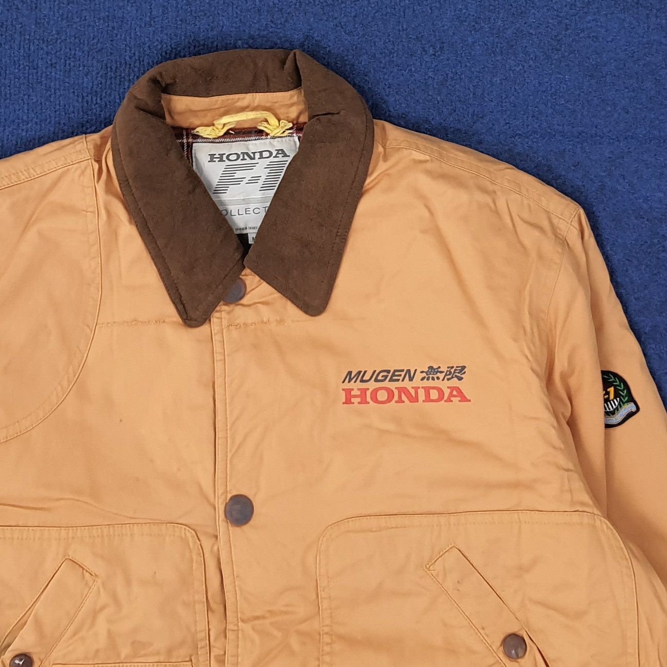 Japanese Brand Vintage HONDA F-1 Custom Mugen Logo Jacket C254N24 Size US L / EU 52-54 / 3 - 4 Thumbnail