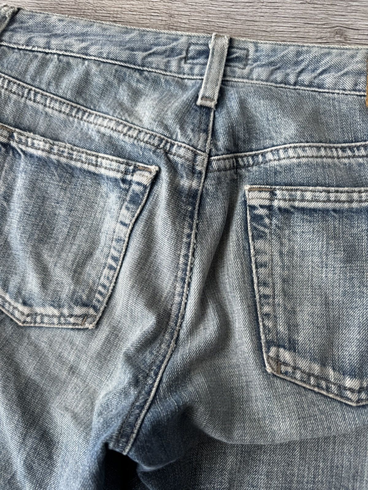 Armani Vintage Armani Jeans Y2k Bootcut Distressed Womens Jeans Size 27" / US 4 / IT 40 - 5 Thumbnail