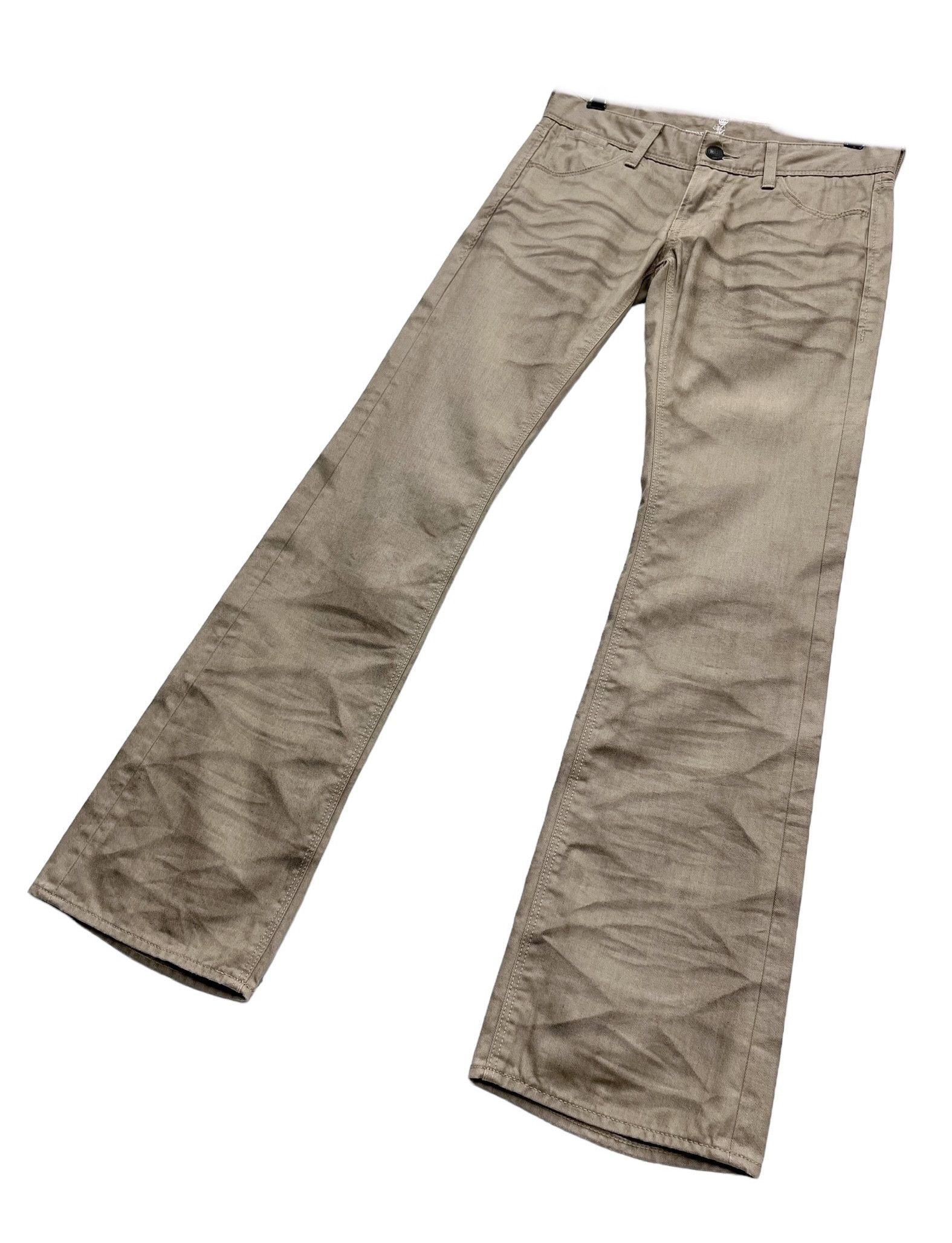 Japanese Brand Vintage MURDER LICENSE JAPAN Claw Mark Smokes Whisker Flare Size US 28 / EU 44 - 4 Thumbnail