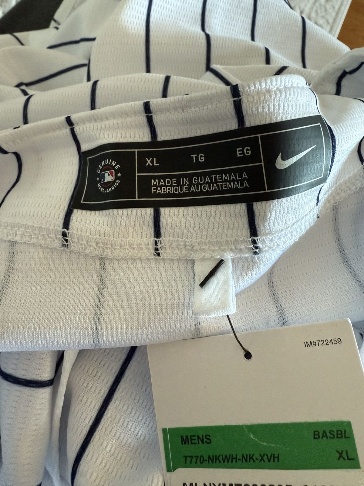 MLB × Nike ***RARE NEW YANKEES JERSEY Size US XL / EU 56 / 4 - 5 Thumbnail