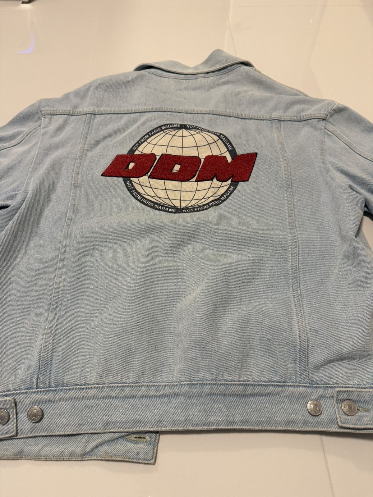 Drole De Monsieur DDM Worldwide Denim Jean Jacket Size US XL / EU 56 / 4 - 5 Thumbnail