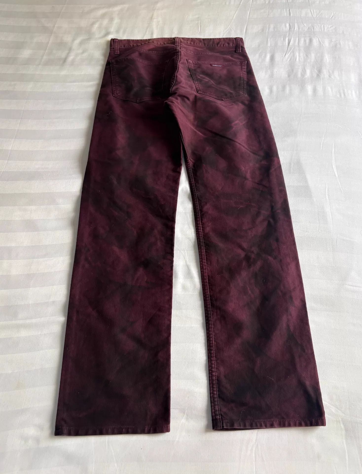 Tornado Mart Tornado Mart Vtg Visual Kei Dye Black/Red Pants Size US 32 / EU 48 - 2 Thumbnail