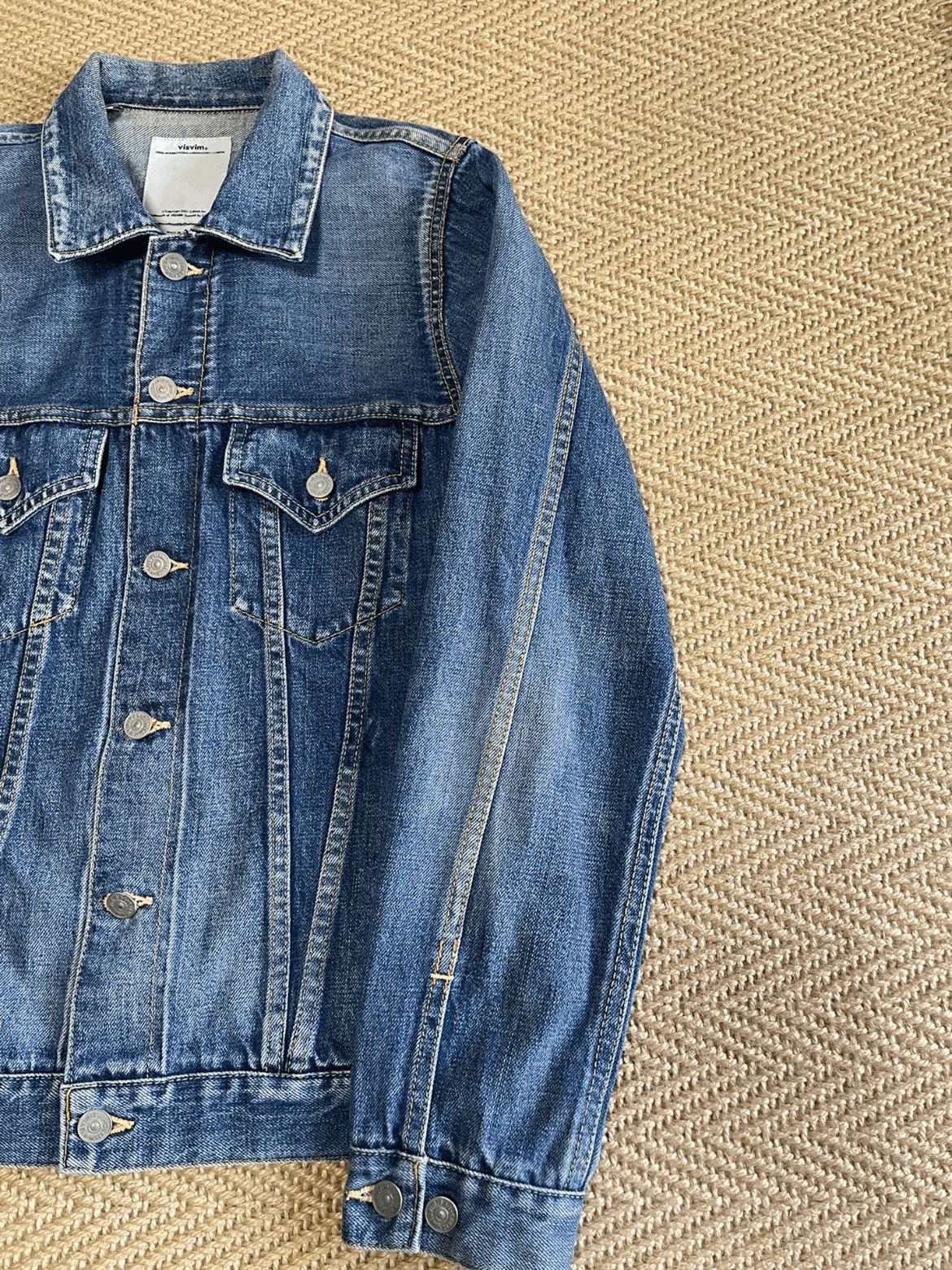 Visvim Sz 2 Visvim SS 103 DAMAGED Denim Jacket Size US M / EU 48-50 / 2 - 3 Thumbnail
