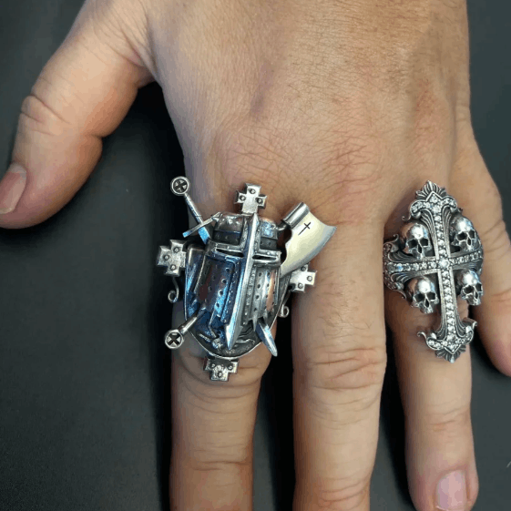 Jewelry Cavalier Jewelry Rings Open Size Chrome Ring (Size 7-13) Size ONE SIZE - 3 Thumbnail