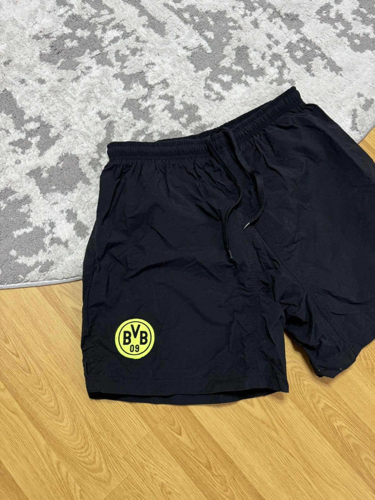 Nike × Vintage Vintage Nike Borussia Dortmund Shorts 1995 - 1996 Home Size US 34 / EU 50 - 5 Thumbnail