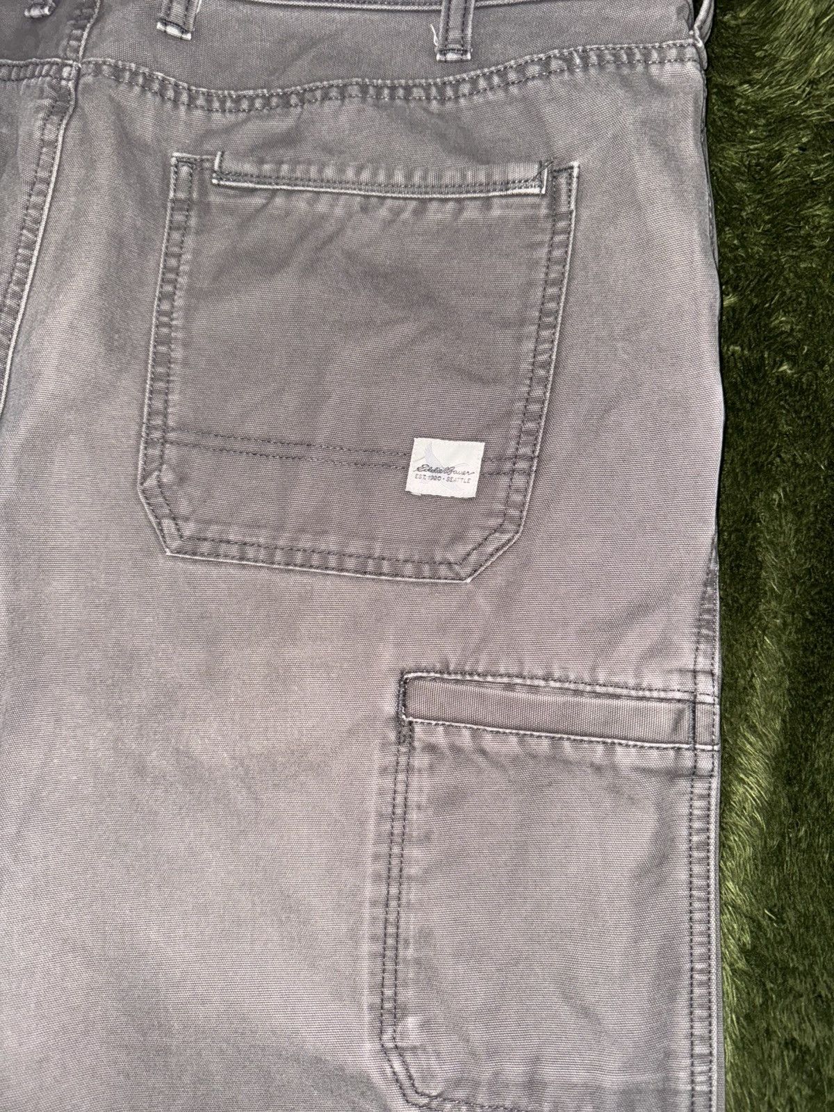Eddie Bauer [38X32] Eddie Bauer Japan washed cotton carpenter pants Size US 38 / EU 54 - 10 Thumbnail