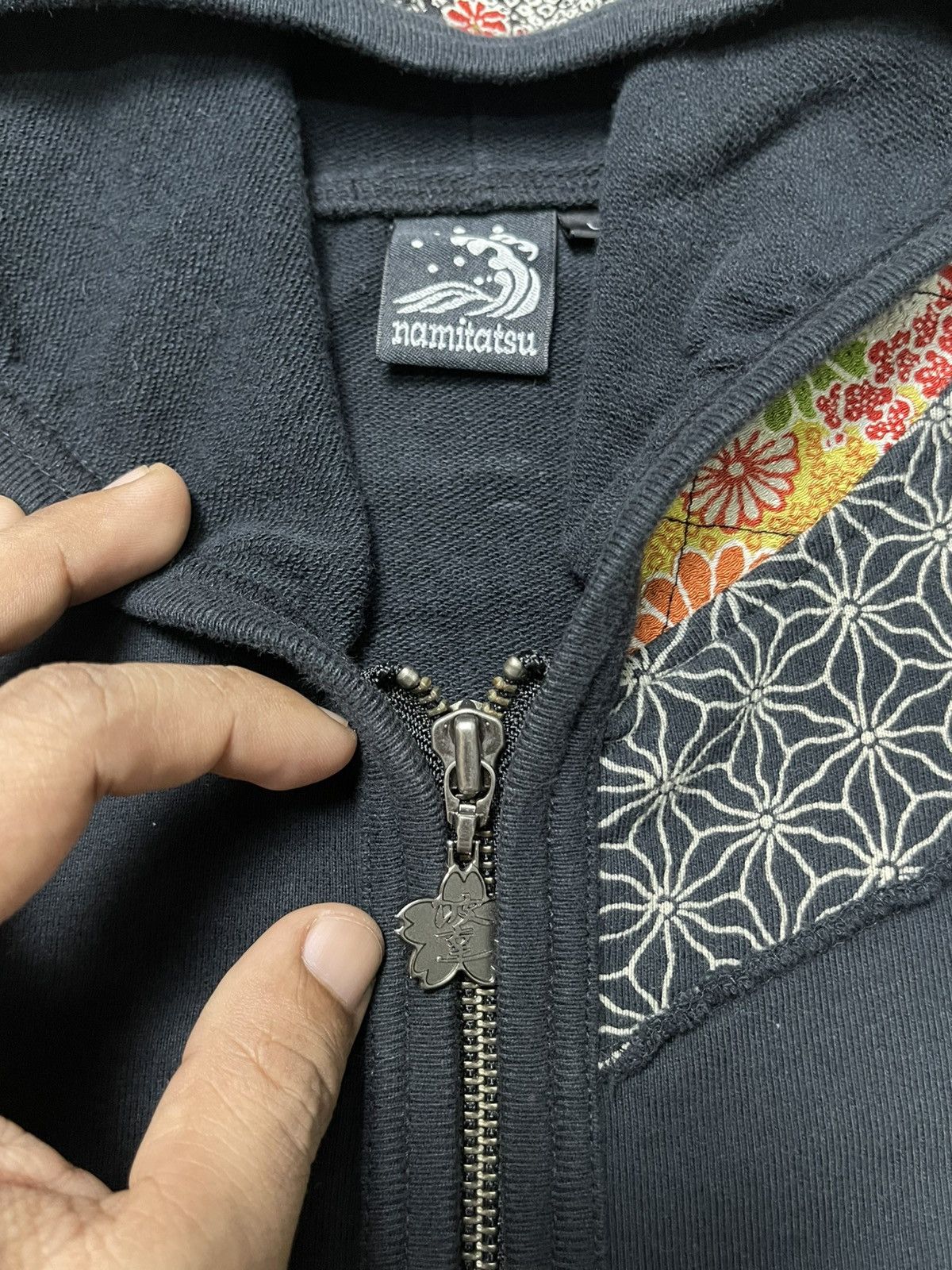 Kapital 00s KAPITAL INSPIRED BRAND NAMITATSU PATCHWORK ZIPPER HOODIE Size US M / EU 48-50 / 2 - 8 Thumbnail