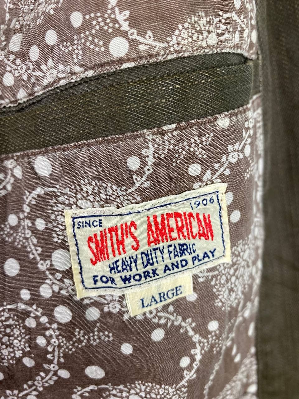 Smith's American vintage smiths american waxed denim jacket distressed Size US L / EU 52-54 / 3 - 7 Thumbnail