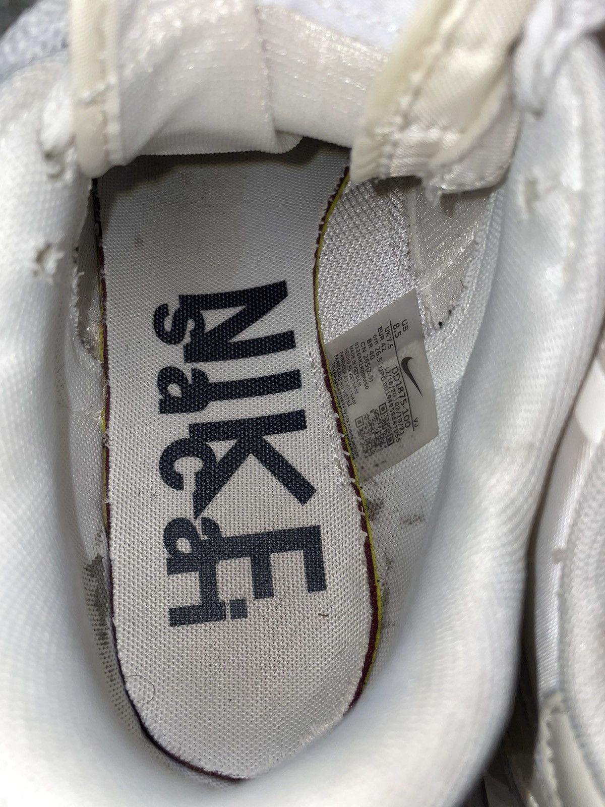 Nike Nike sacai vapor waffle sail gum Size US 8.5 / EU 41-42 - 4 Thumbnail