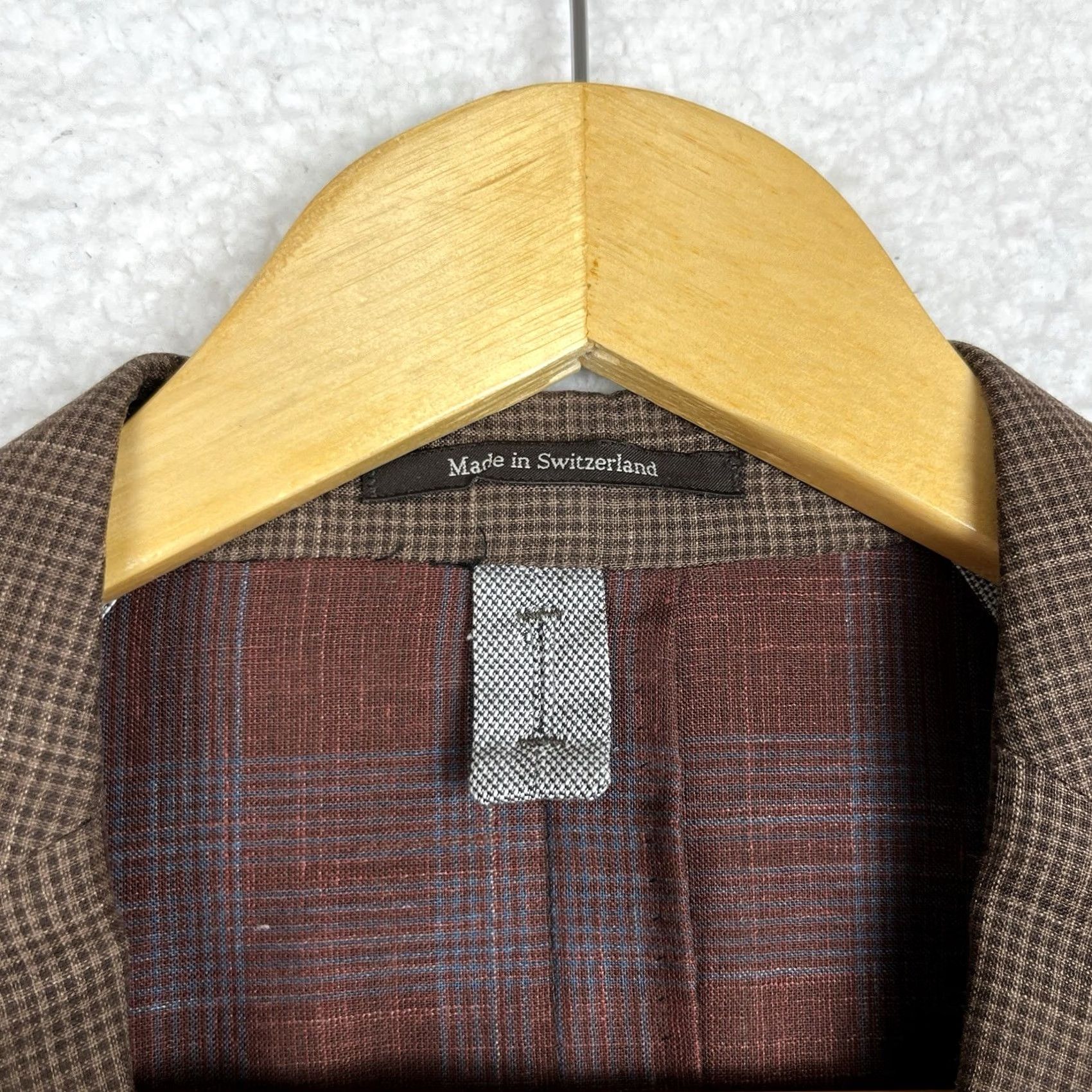 Ermenegildo Zegna Ermenegildo Zegna Sport Coat Jacket Brown Wool Linen Silk EU 48 US 38 Plaid Mens Size US XXS / EU 40 - 2 Thumbnail