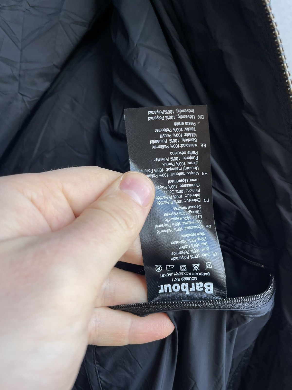 Barbour Barbour Roxbury British Jacket MQU0829 Black Quilted Coat Size US L / EU 52-54 / 3 - 10 Thumbnail