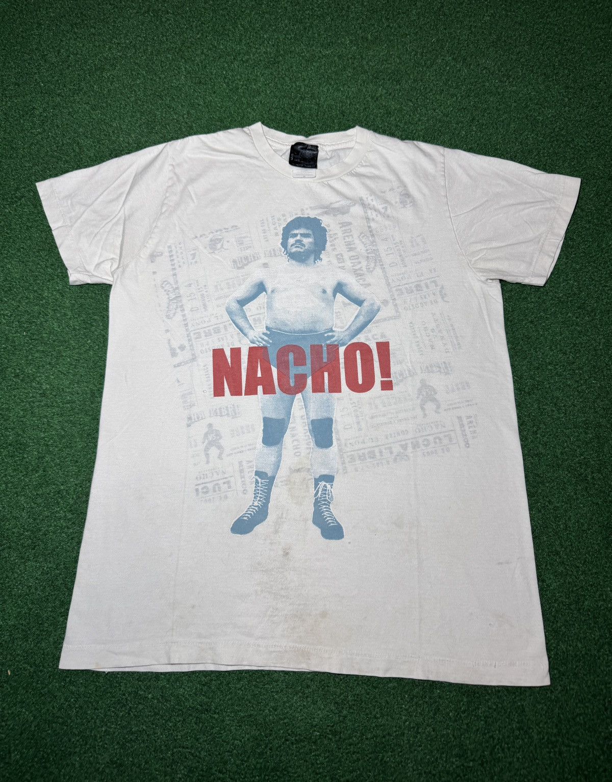 Giant Nacho Libre Movie Promo Medium Jack Black Luchador T Shirt Size US M / EU 48-50 / 2 - 1 Thumbnail