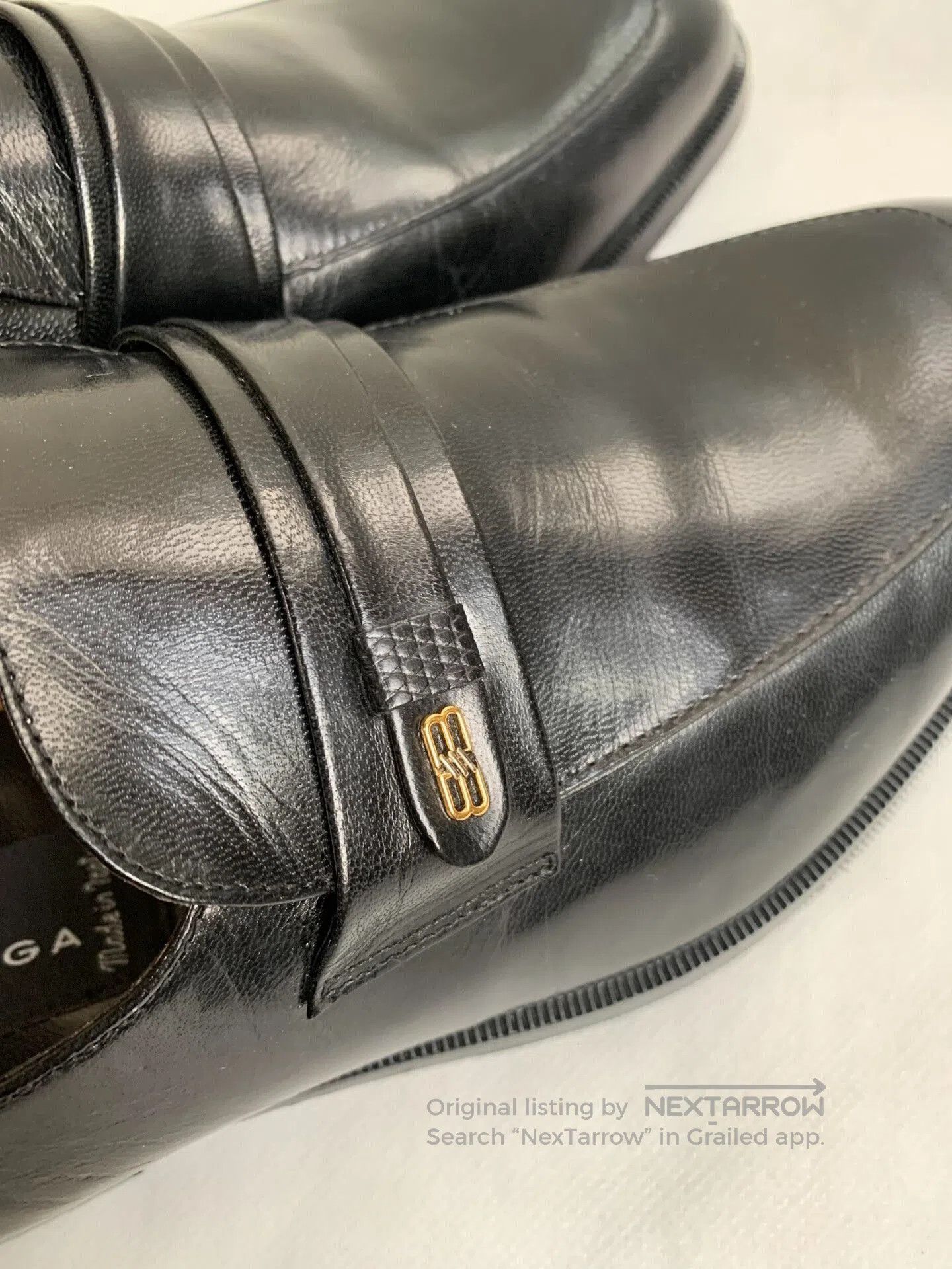 Balenciaga Balenciaga Men's Black Classic Leather Shoes. Size US 8 / EU 41 - 6 Thumbnail