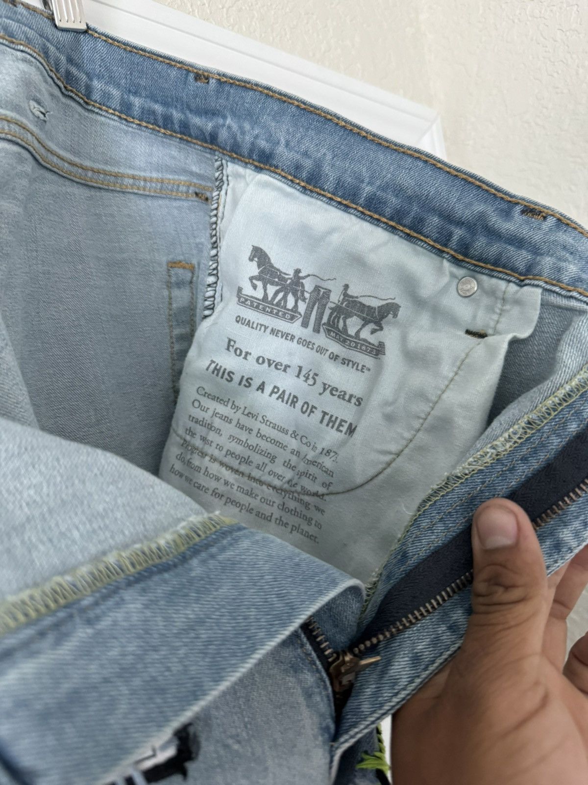 Levi's Levi’s custom patched jeans Size US 38 / EU 54 - 2 Thumbnail