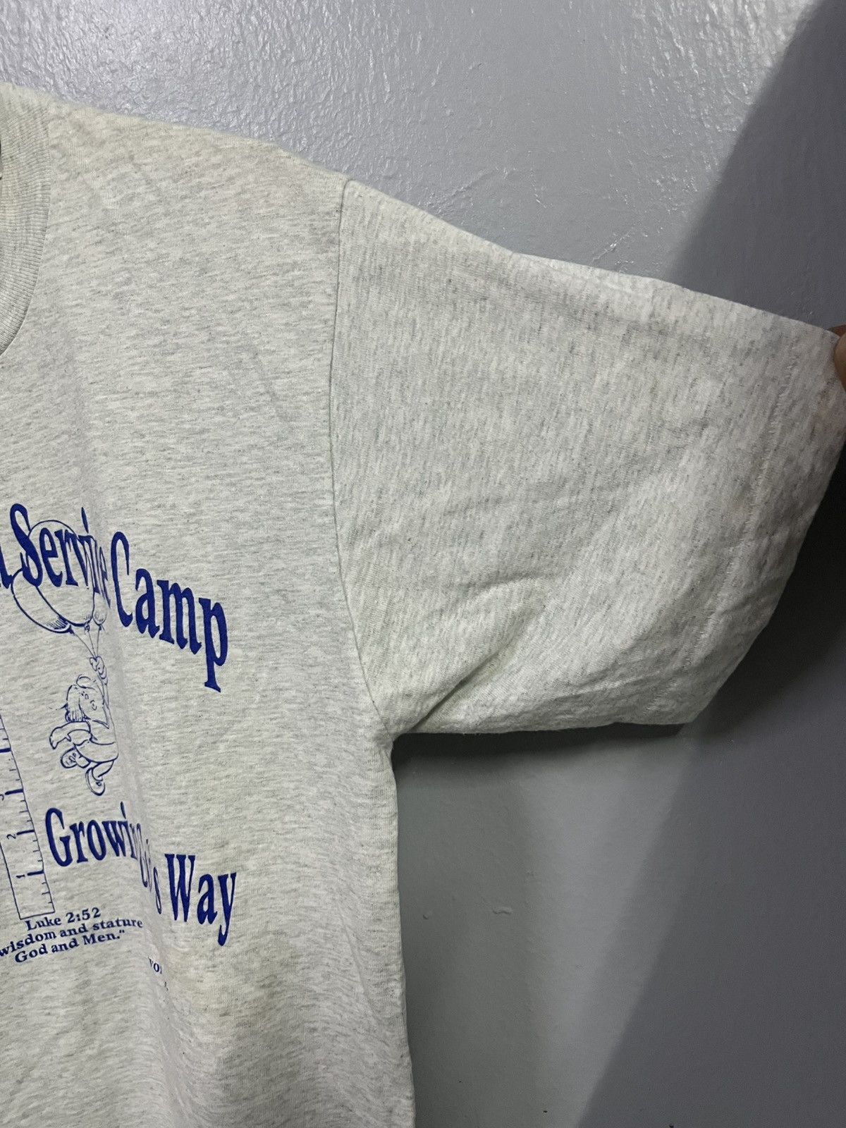 Fruit Of The Loom Vintage 90s camp tee Size US M / EU 48-50 / 2 - 4 Thumbnail