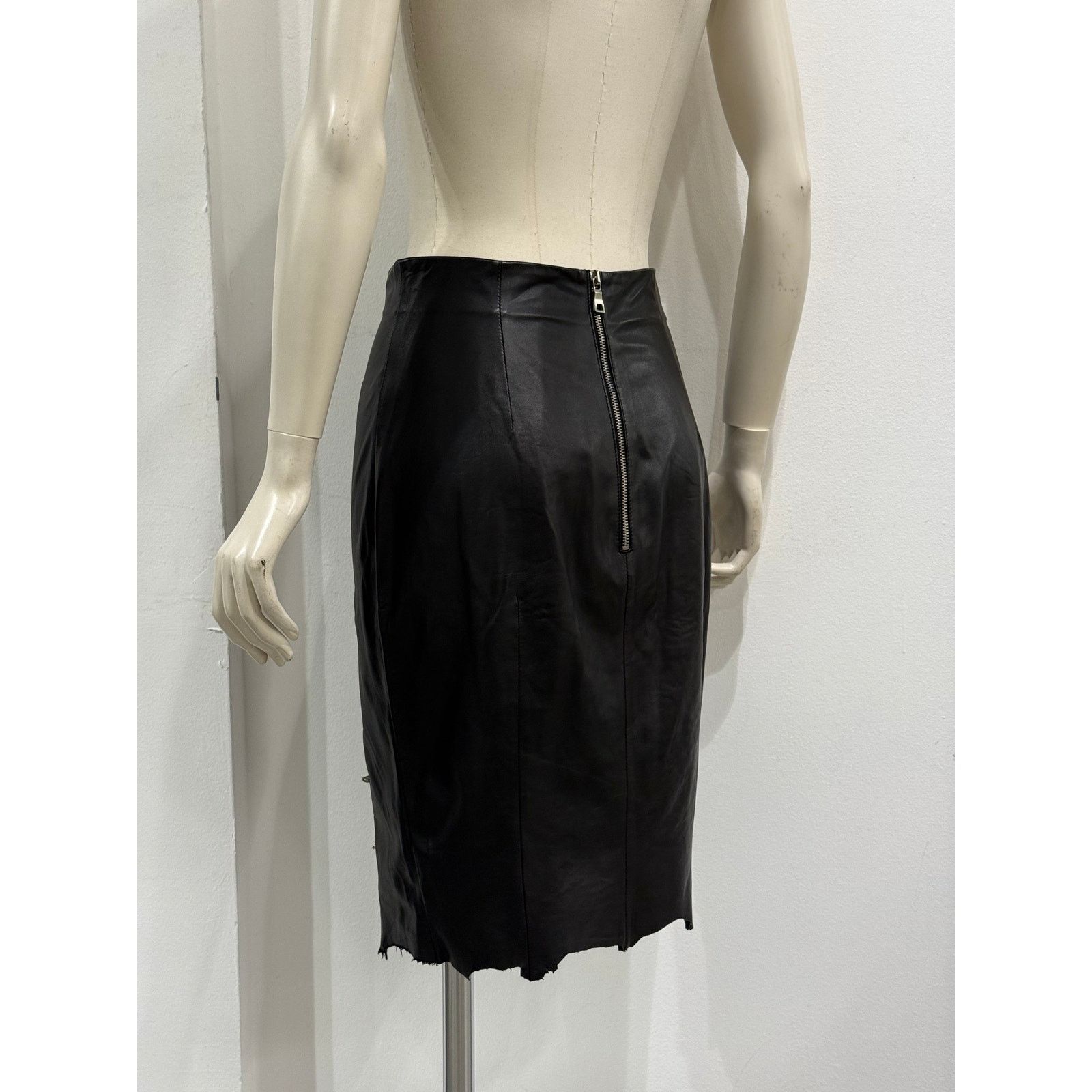Balmain S/S2011 Balmain by Christopher Decarnin safety pin skirt Size 30" / US 8 / IT 44 - 7 Thumbnail