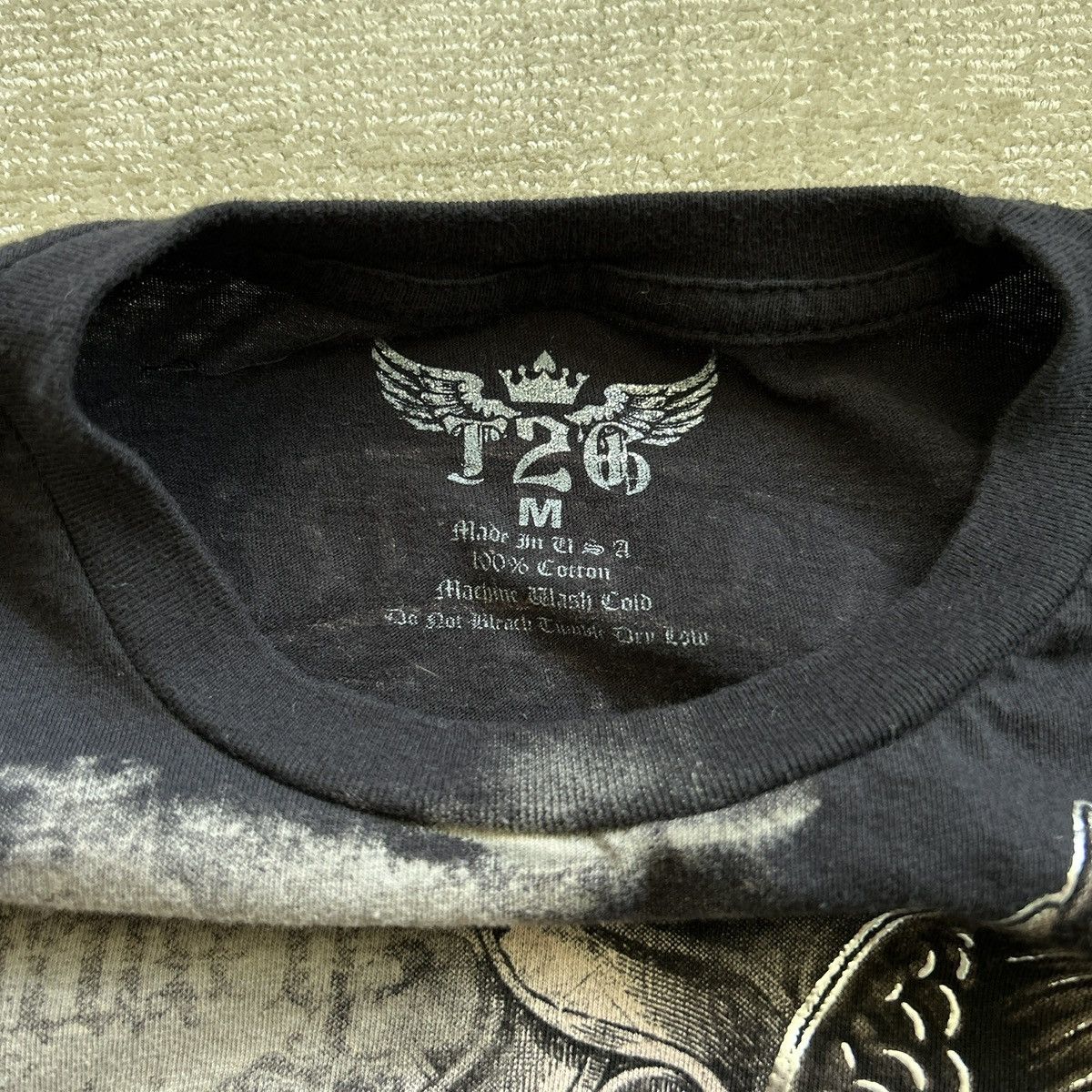 Affliction Vintage Affliction Style Eagle Grunge Tee Shirt Size US M / EU 48-50 / 2 - 6 Thumbnail