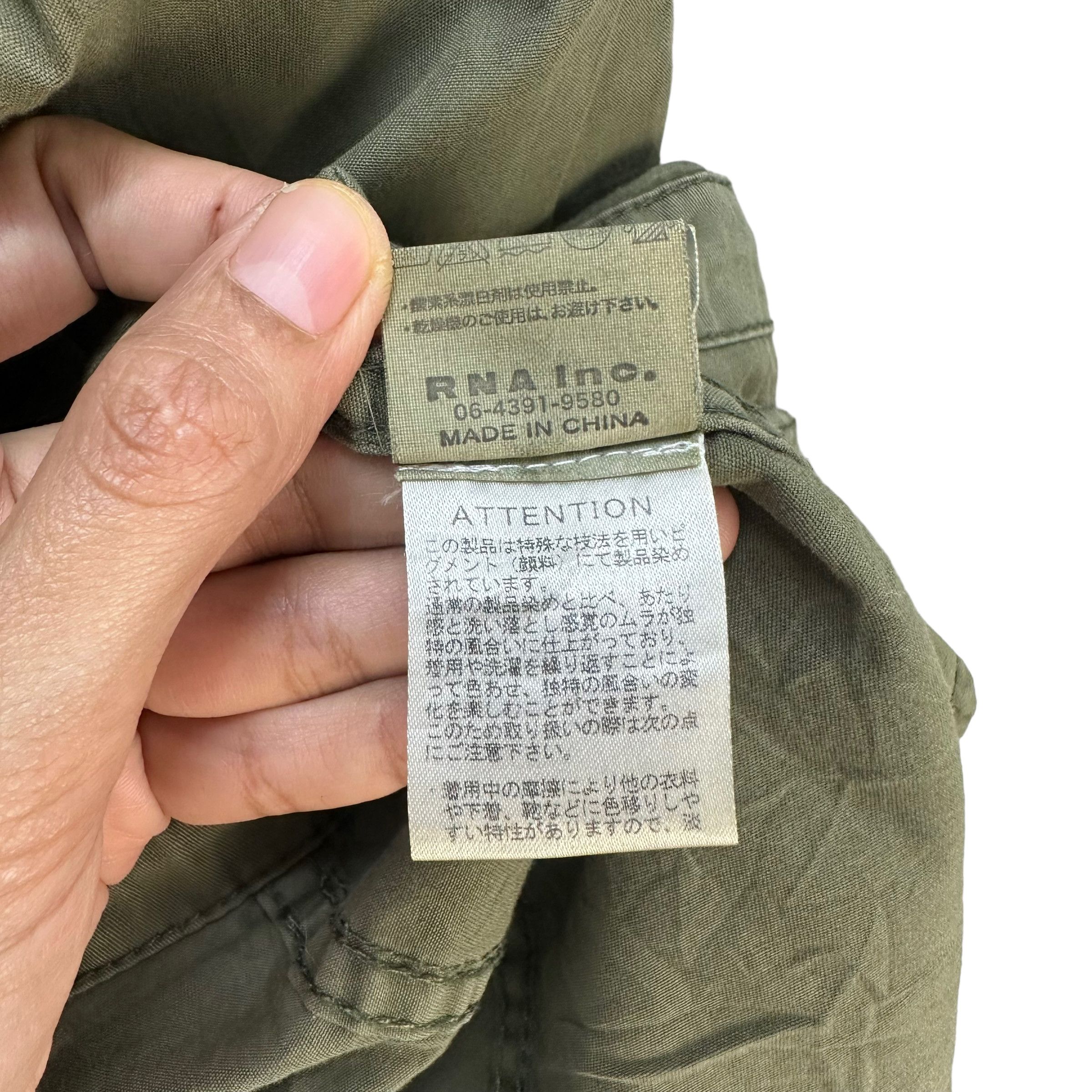 Japanese Brand RNA REPUBLIC AF-1003 CHORE JACKET #7523-151 Size M / US 6-8 / IT 42-44 - 12 Thumbnail