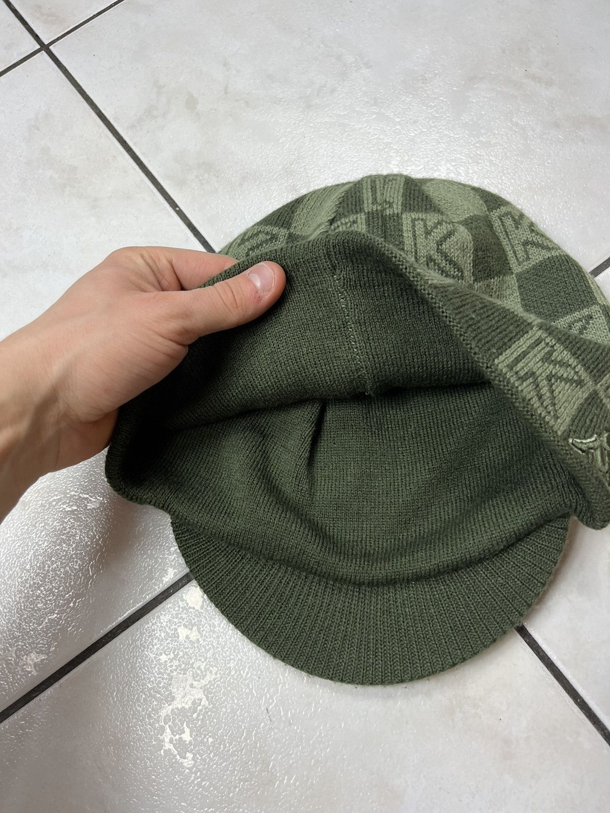 Kappa × Vintage Vintage Kappa visor radar beanie knitted hat cap hip hop y2k Size ONE SIZE - 11 Thumbnail