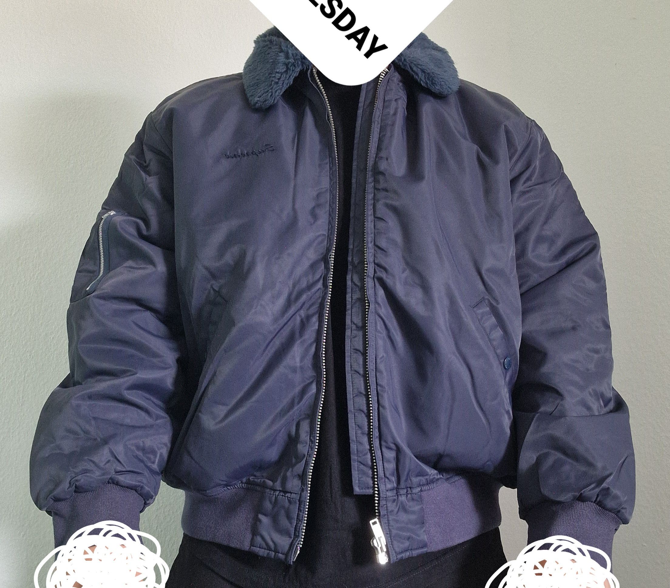 Supreme AOI Nylon Bomber Jacket Lサイズ Supreme AOI Nylon Bomber Jacket Black Men's - SS25 - US