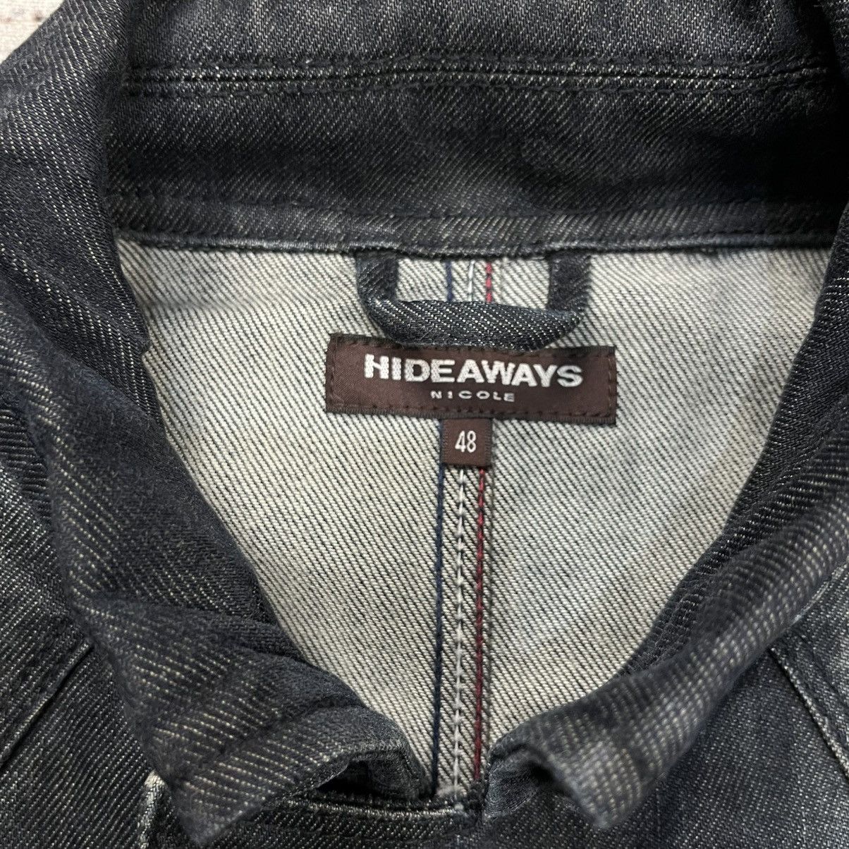 Isamu Katayama Backlash 2000s Hideway Nicole - Asymetrical Button Denim Jacket Size US M / EU 48-50 / 2 - 8 Thumbnail