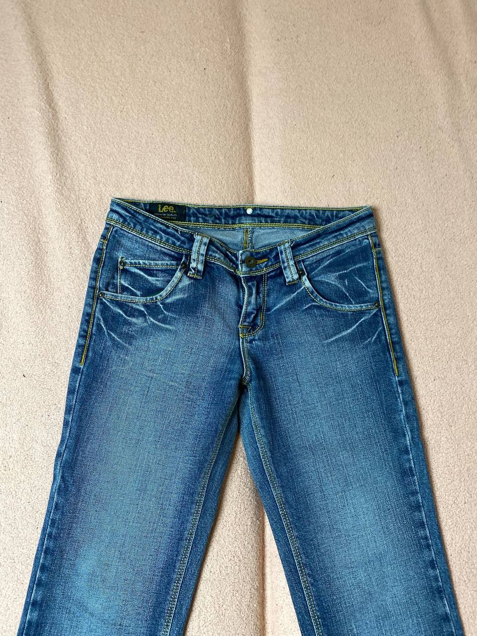 Japanese Brand × Lee Vintage 90's Lee Denim Blue Jeans Faded Distressed Size 27" / US 4 / IT 40 - 12 Thumbnail