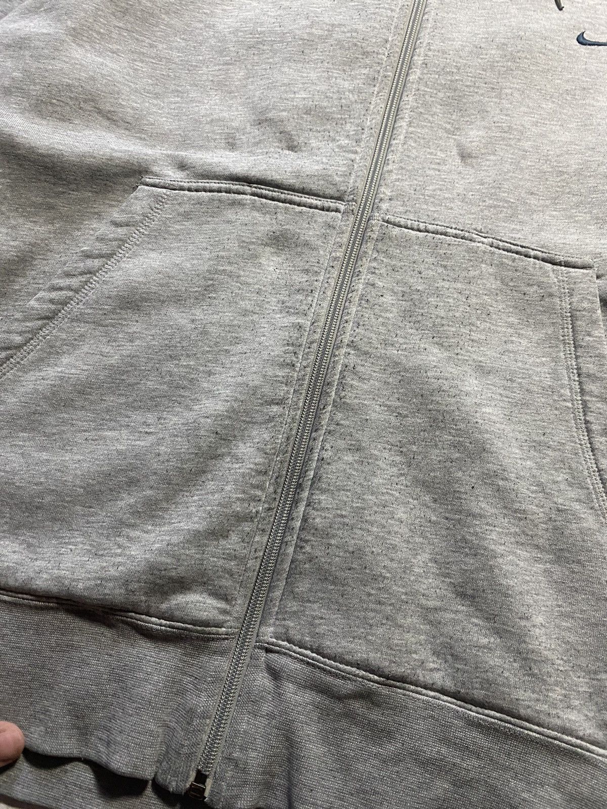 Nike Vintage Nike faded distressed full zip y2k hoodie oversize Size US XL / EU 56 / 4 - 7 Thumbnail