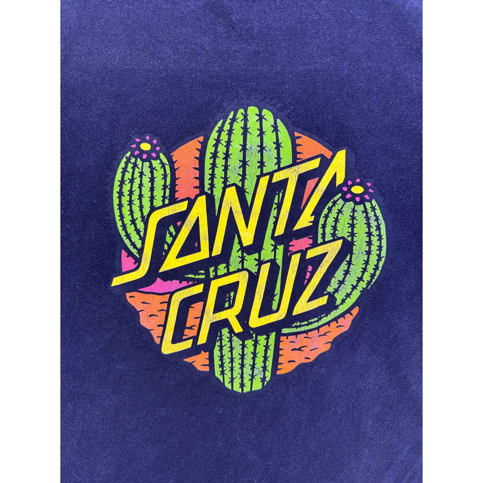 Santa Cruz Skateboards Y2K Santa Cruz Skate Cactus NHS T-Shirt Size M/L Size US M / EU 48-50 / 2 - 9 Thumbnail