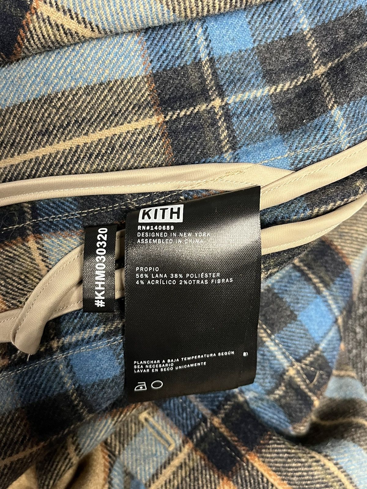 Kith Plaid Ludlow Button Down in Novel Men’s Size M FW22