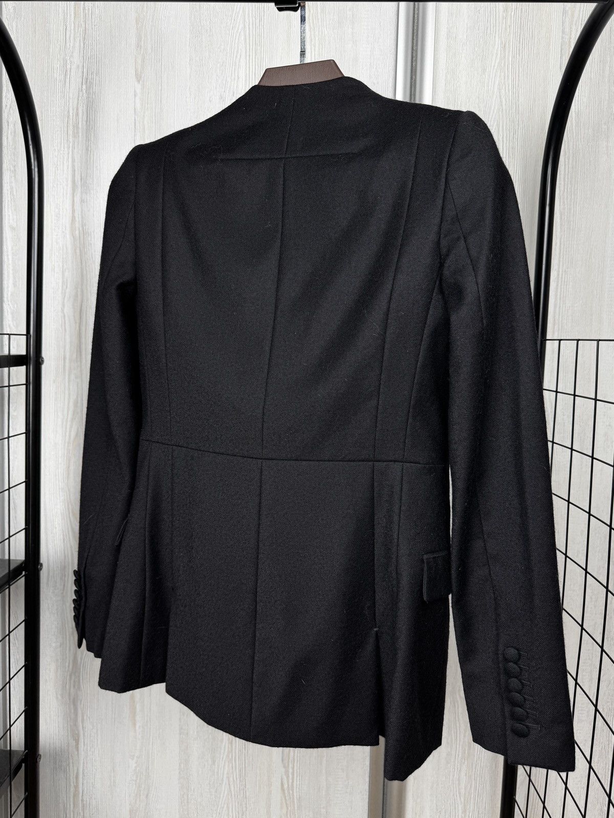 Givenchy Givenchy Paris black wool one button dinner jacket blazer Size 36R - 8 Thumbnail