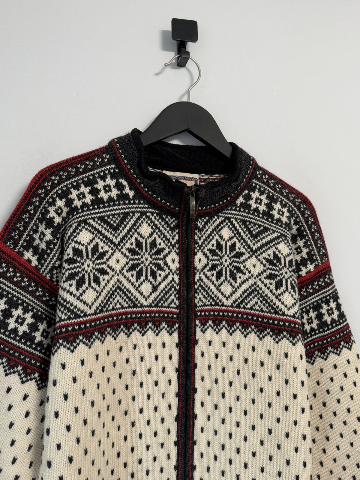 Dale Of Norway × Vintage Vintage Dale Of Norway Knit Zip Scandinavian Sweater Size US L / EU 52-54 / 3 - 2 Thumbnail