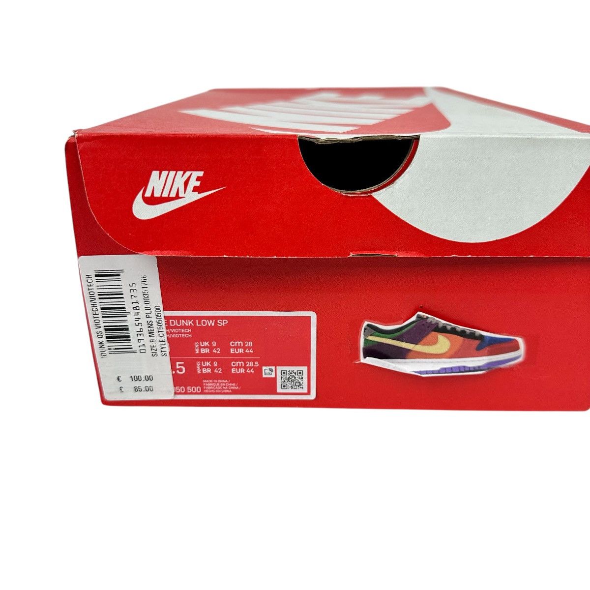Nike Nike Dunk Low SP Retro 'Viotech' 2019 Multicolor Sneakers 10 Size US 10 / EU 43 - 8 Thumbnail
