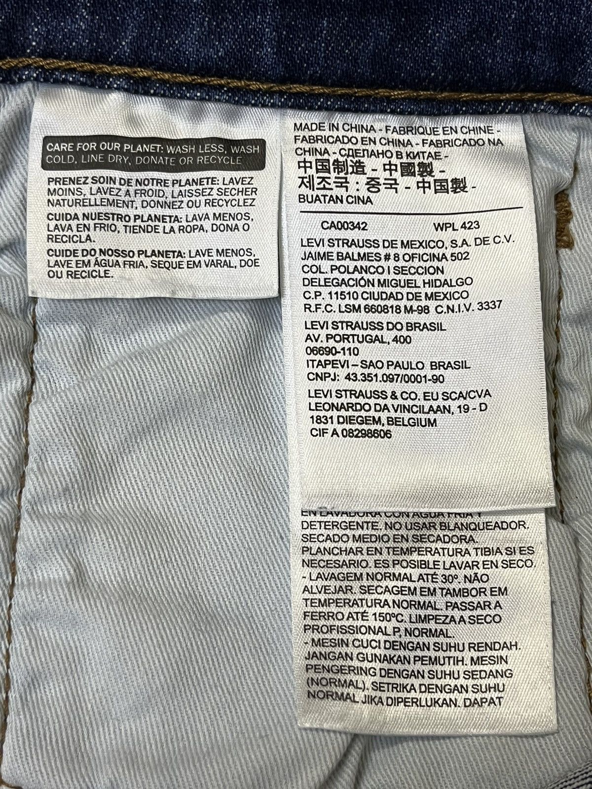 Levi's ICONIC🔥LEVI’S ENGINEERED LEJ-512 SLIM TAPER STRETCH JEANS Size US 31 - 22 Thumbnail