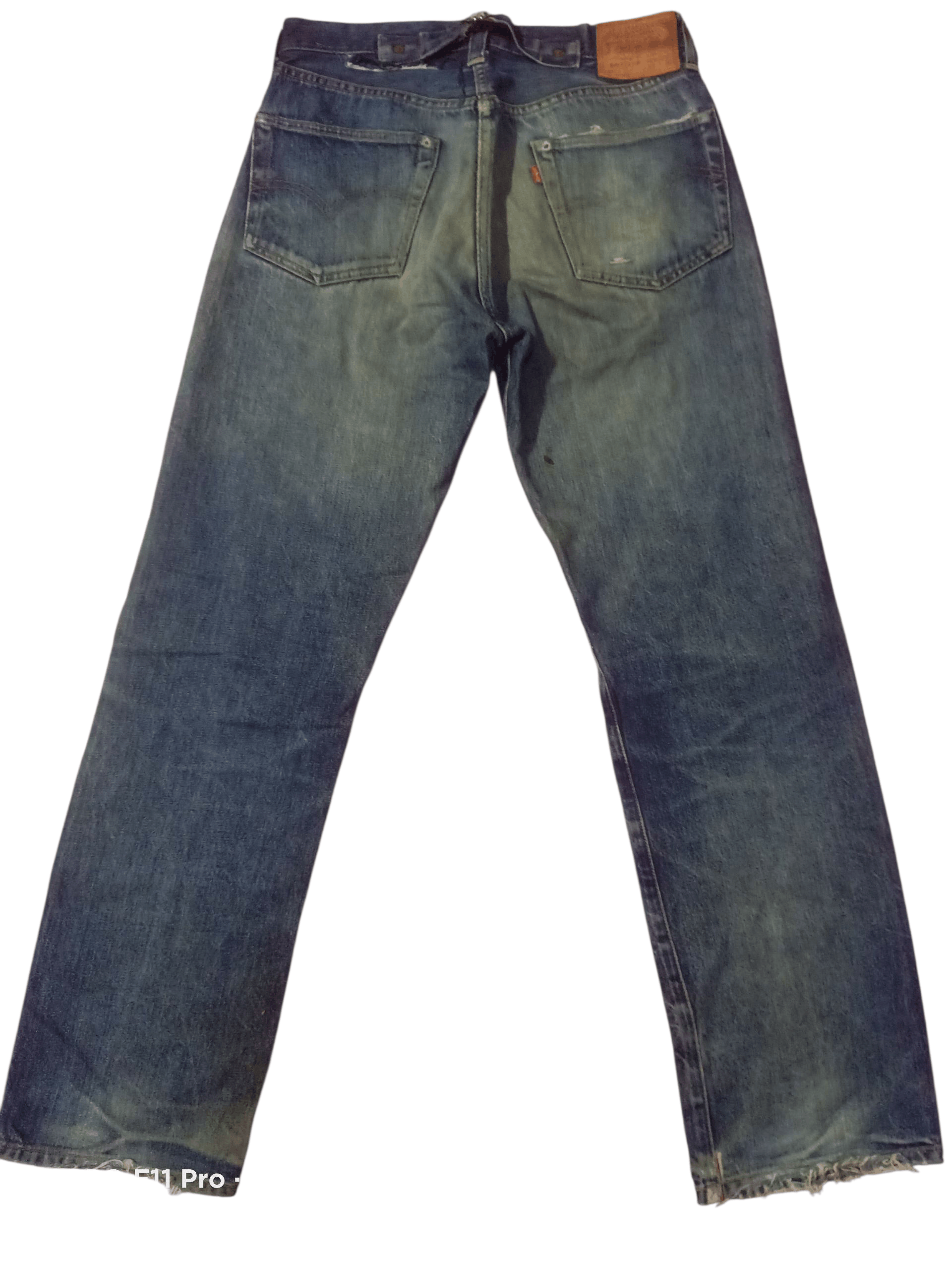 Levi's Vintage Clothing Levis💥 Vintage 201XX LVC BuckleBack Redselvedge 31X30💥 Size US 31 - 2 Thumbnail