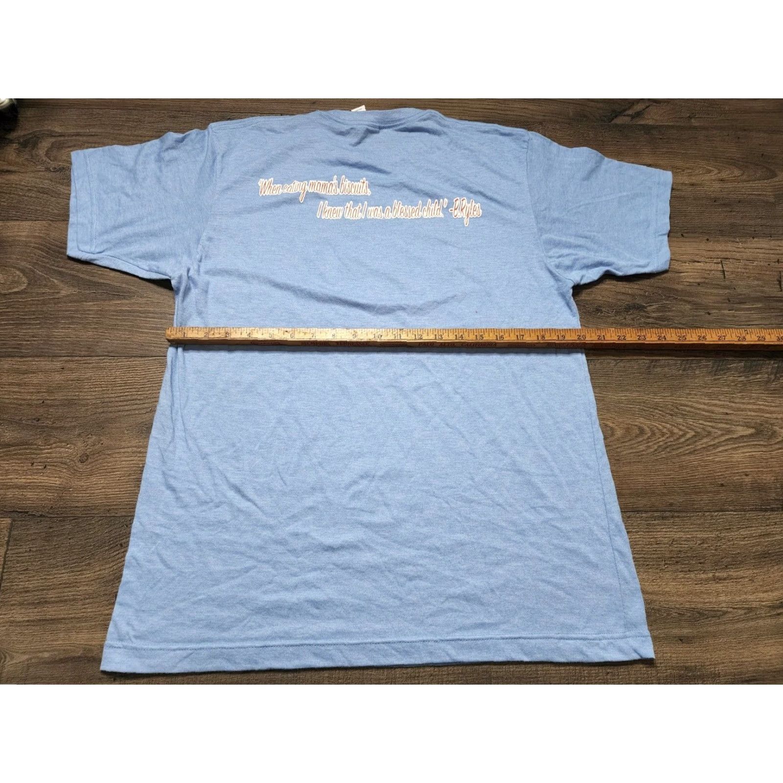 Tultex Tultex Mens T-Shirt Short Sleeve Crew Neck L Blue Biscuits And Sawmill Gravy 5k Double Sided Quote Funny Shirt Mens Size US L / EU 52-54 / 3 - 2 Thumbnail