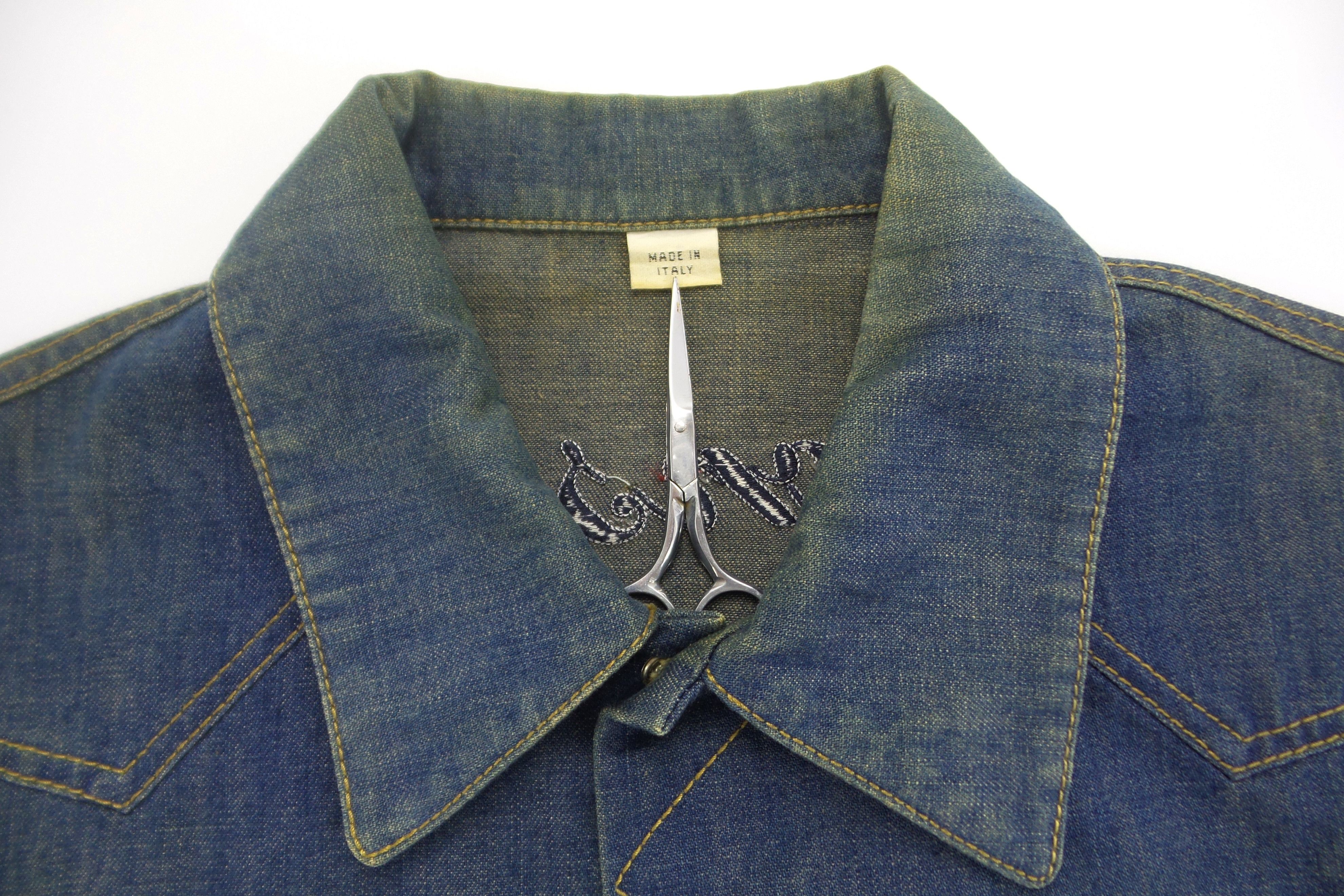 Viktor & Rolf Viktor & Rolf 'Monsieur' Western Design Denim Jackets Size XL / US 12-14 / IT 48-50 - 2 Thumbnail
