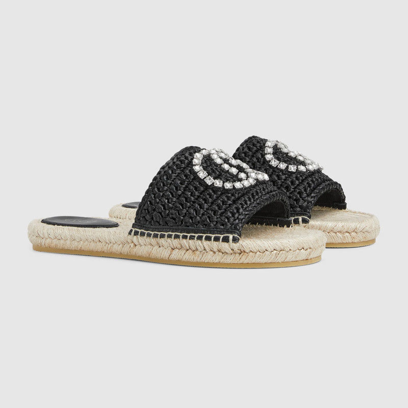 Gucci Gucci Crystal Interlocking G Espadriles Size US 5 / IT 35 - 2 Thumbnail