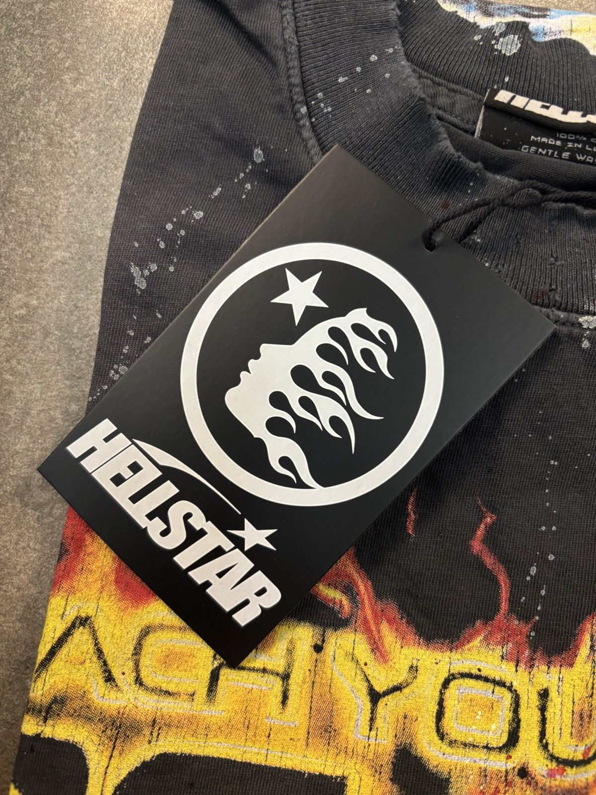 HELLSTAR Hellstar Inner Peace Skeleton T-Shirt, Black Size US L / EU 52-54 / 3 - 13 Thumbnail