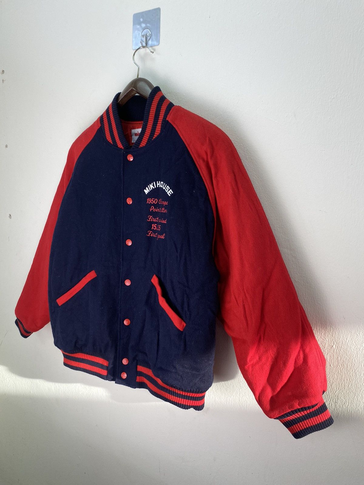 Disney Vtg Mickey Mouse Coach Bomber Jacket Made In Japan Size US M / EU 48-50 / 2 - 3 Thumbnail