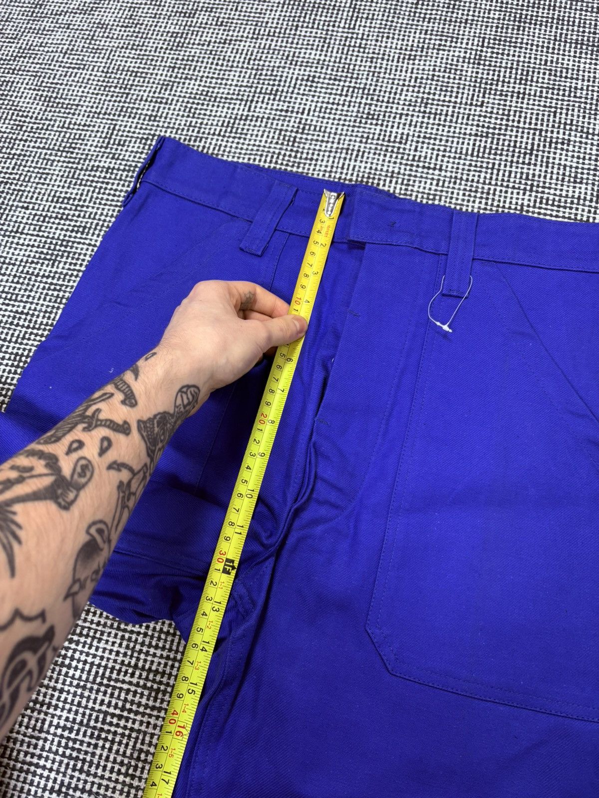 Le Laboureur 70s Macober cropped French worker trousers Size US 32 / EU 48 - 10 Thumbnail