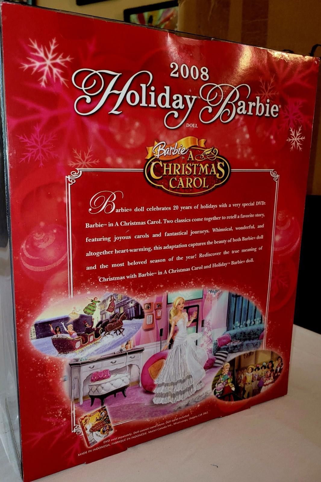 Designer 2008 Holiday Barbie Celebrating 20 Years Of Holidays Size ONE SIZE - 4 Thumbnail
