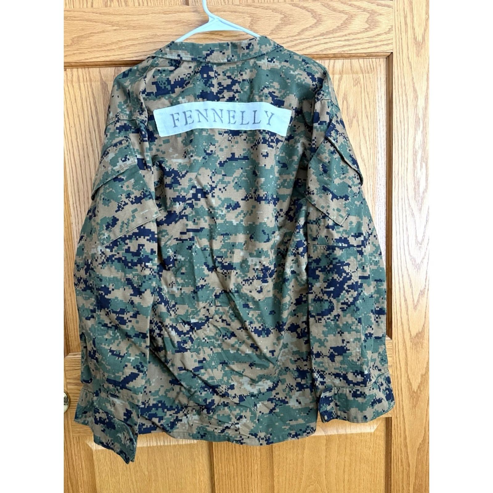 American Apparel American Apparel Men Marines Camo Tactical Shirt Medium Green Cotton Blend Size US M / EU 48-50 / 2 - 2 Thumbnail