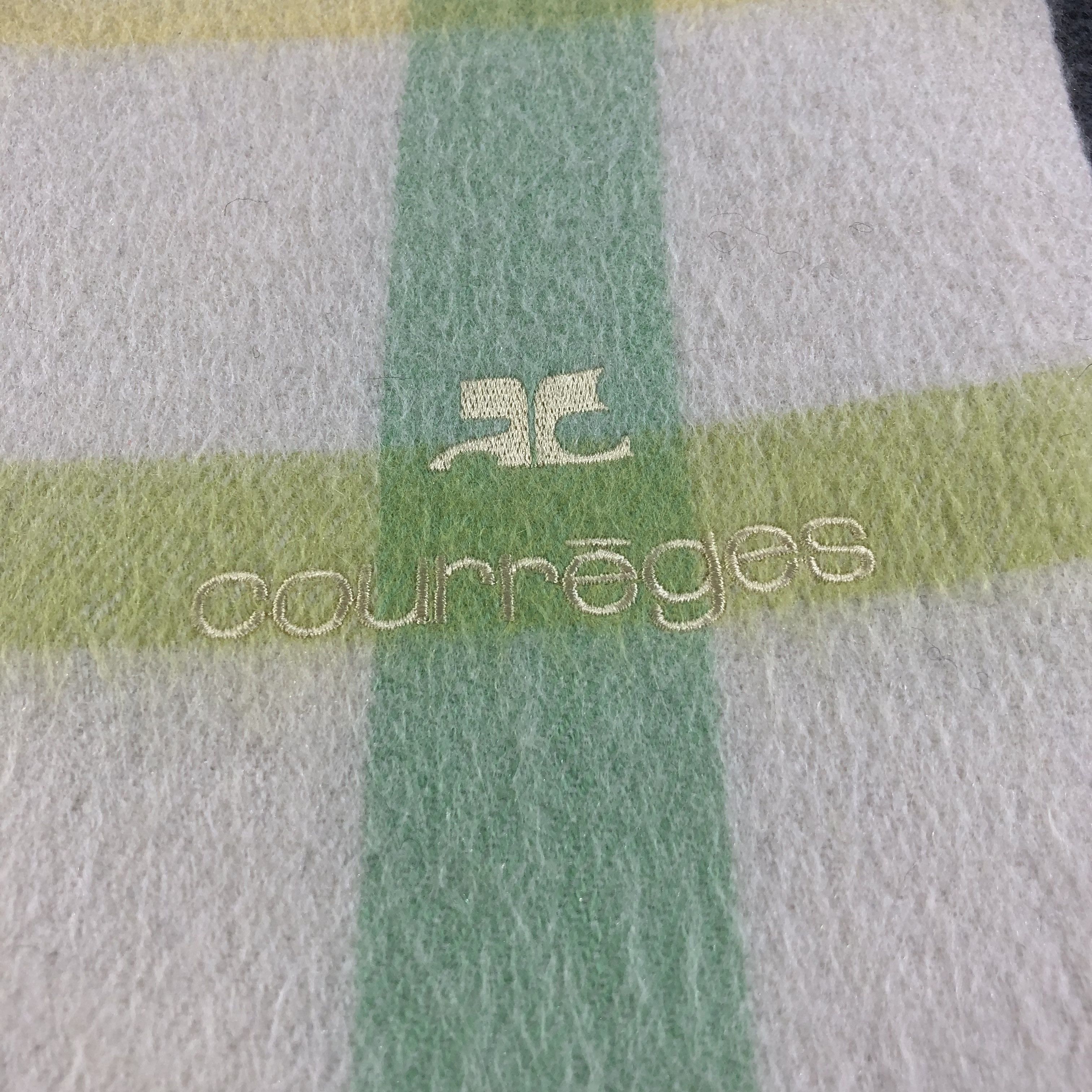 Courreges Courreges Wool Scarf Muffler V1164 Size ONE SIZE - 4 Thumbnail