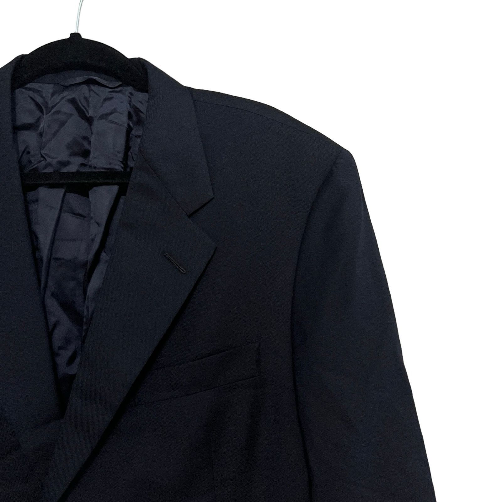 Hickey Freeman Hickey Freeman Loro Piana Navy 2 Button 2 Piece Suit 42L Size 42L - 4 Thumbnail