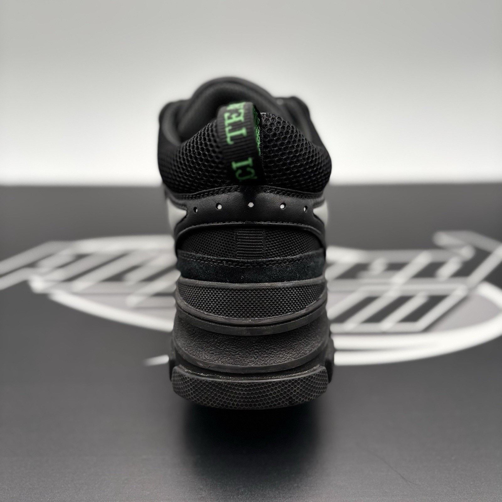 Gucci Gucci Flashtrek ' SEGA Black Leather ' | GOOD CONDITION! Size US 8.5 / EU 41-42 - 3 Thumbnail
