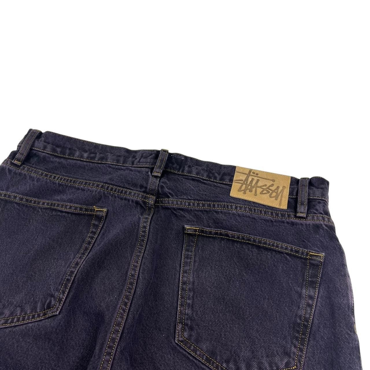 Stussy Stussy “classic” Purple / Indigo Jeans - Waist: 35” Size US 35 - 3 Thumbnail