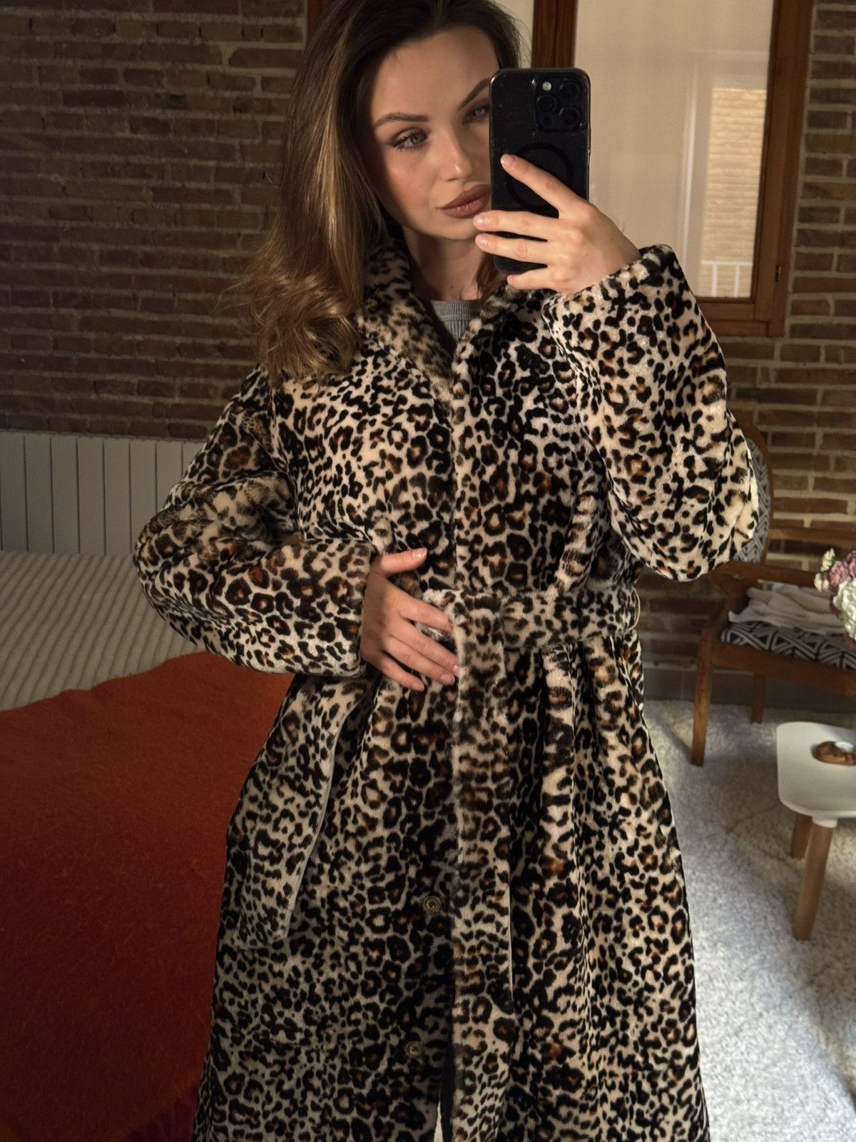 Pervert Pervert Leopard Faux Fur Maxi Coat Size S / US 4 / IT 40 - 5 Thumbnail