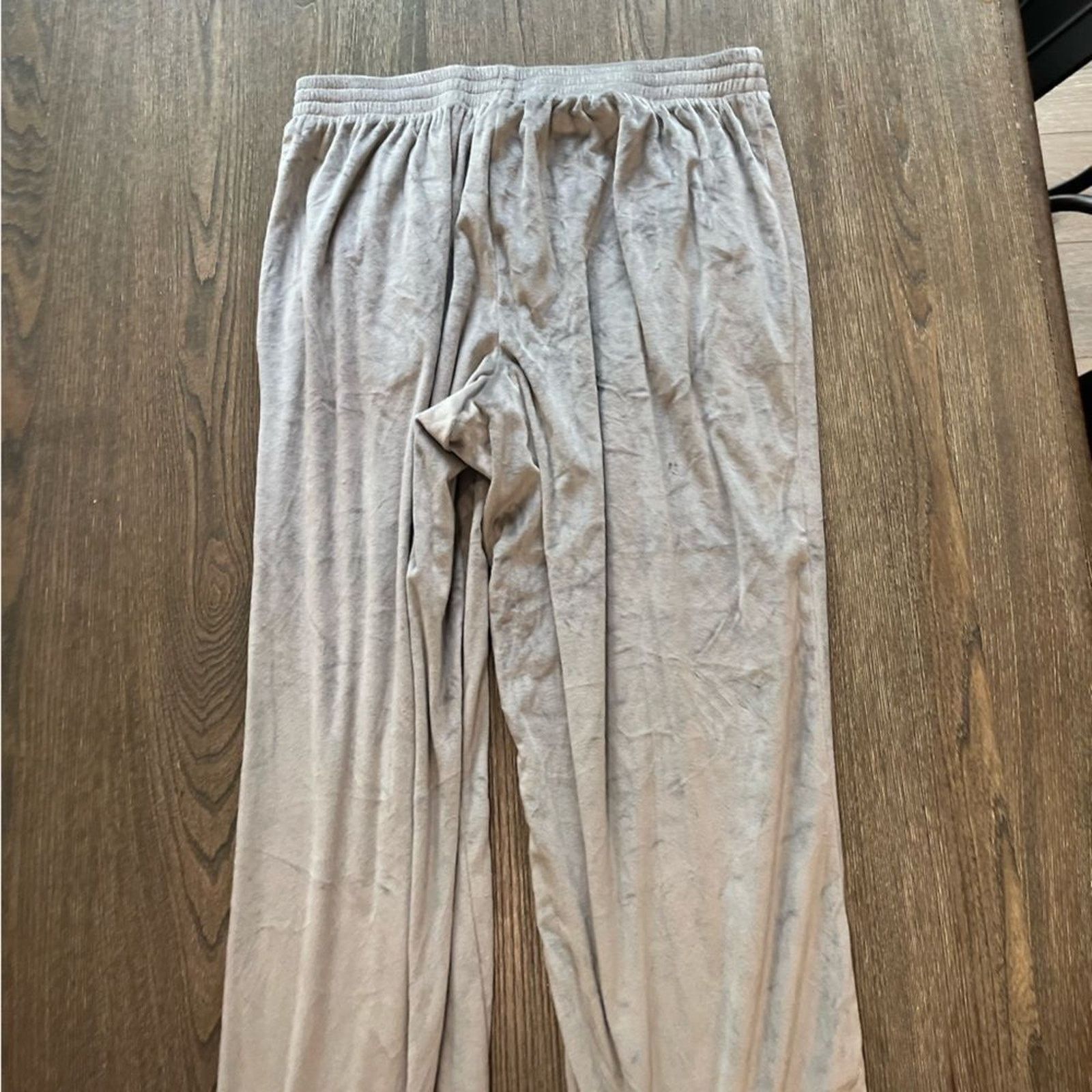 SKIMS NWT Skims Velour Track Pants Smoke Size 2X Size 35" - 8 Thumbnail